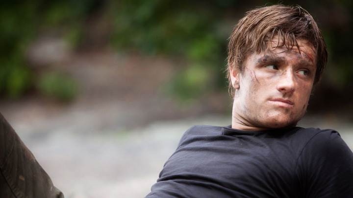 The Hunger Games – Josh Hutcherson In Black T-Shirt